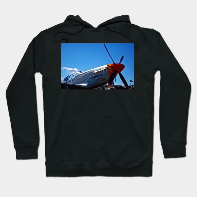 Tuskegee Airmen P51 Mustang Fighter Plane Hoodie by Scubagirlamy